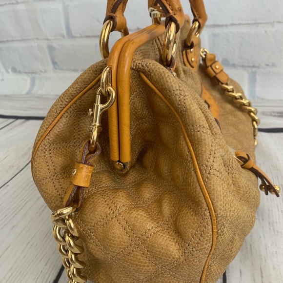 Marc Jacobs quilted ostrich trim bag - Picture 3 of 8